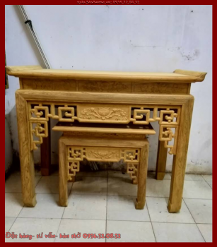 Cách nhận biết bàn thờ gỗ gõ đỏ